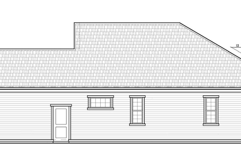 Home Plan - Exterior - Other Elevation for Country House Plan #938-71 - 3 bed, 2 bath