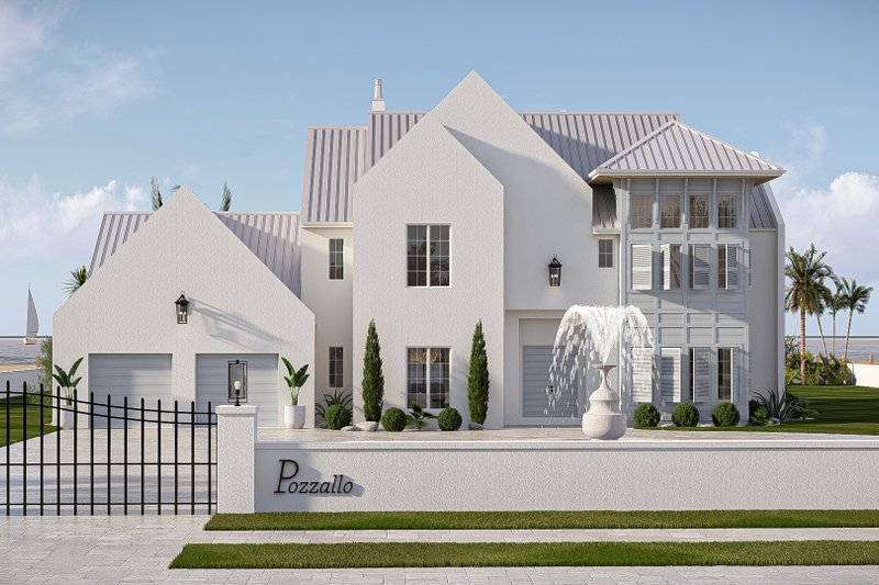 House Blueprint - Exterior - Other Elevation for Beach House Plan #455-765 - 4 bed, 4.5 bath