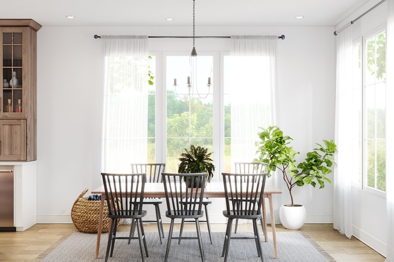 Architectural House Design - Interior - Dining Room 1 for Farmhouse House Plan #23-2788 - 3 bed, 2.5 bath