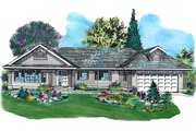 Ranch Style House Plan - 2 Beds 2 Baths 1954 Sq/Ft Plan #18-9276 
