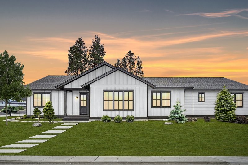 Home Plan - Ranch Exterior - Front Elevation Plan #1105-9