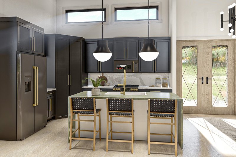 House Design - Interior - Kitchen for Barndominium House Plan #455-261 - 2 bed, 2 bath