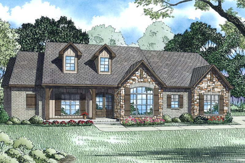 Dream House Plan - European, Traditional, Front Elevation