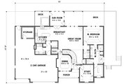 Traditional Style House Plan - 3 Beds 5.5 Baths 4799 Sq/Ft Plan #67-889 
