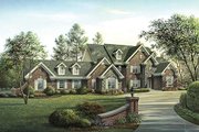 European Style House Plan - 4 Beds 5.5 Baths 5321 Sq/Ft Plan #57-354 