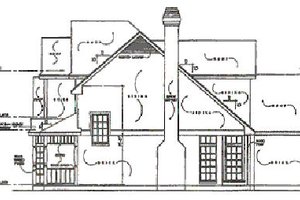 Exterior - Other Elevation for Traditional House Plan #40-133 - 3 bed, 2.5 bath