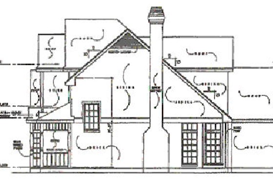 Exterior - Other Elevation for Traditional House Plan #40-133 - 3 bed, 2.5 bath