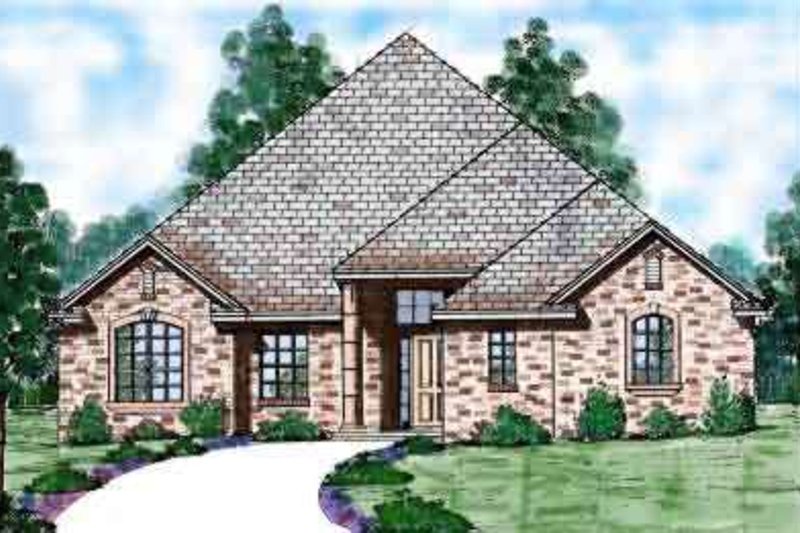 Dream House Plan - European Exterior - Front Elevation Plan #52-172