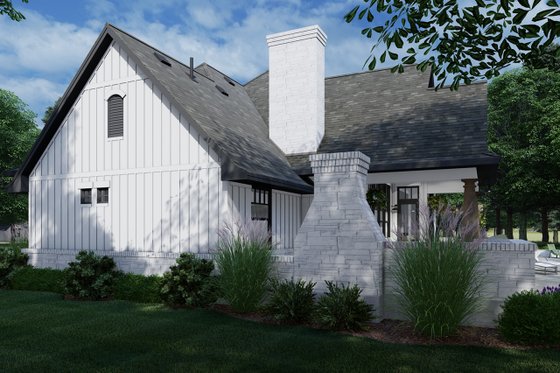 Exterior - Other Elevation for Farmhouse House Plan #120-264 - 4 bed, 3 bath