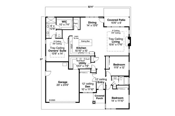Dream House Plan - Modern Floor Plan - Main Floor Plan #124-1231