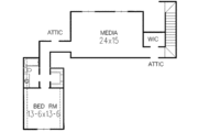 Mediterranean Style House Plan - 3 Beds 2 Baths 2216 Sq/Ft Plan #15-248 