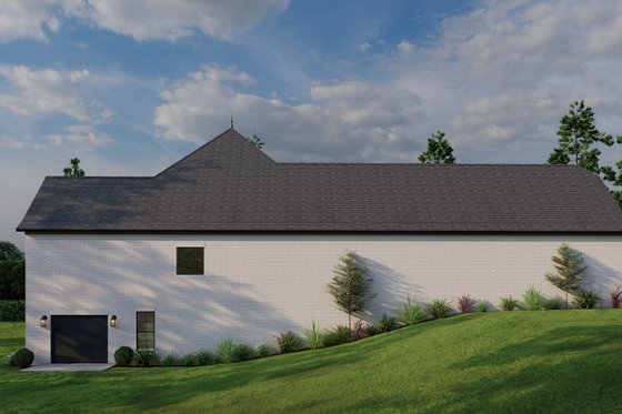 Exterior - Other Elevation 3 for European House Plan #923-3 - 4 bed, 3.5 bath