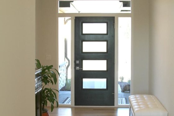 Interior - Entry for Contemporary House Plan #20-2357 - 5 bed, 4 bath