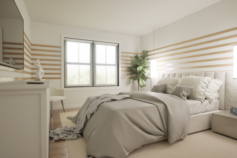 House Blueprint - Interior - Bedroom 1 for Barndominium House Plan #48-1204 - 4 bed, 3.5 bath