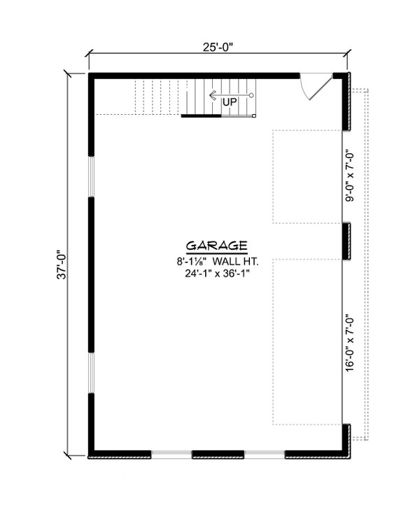 House Blueprint - Modern Floor Plan - Main Floor Plan #1064-378