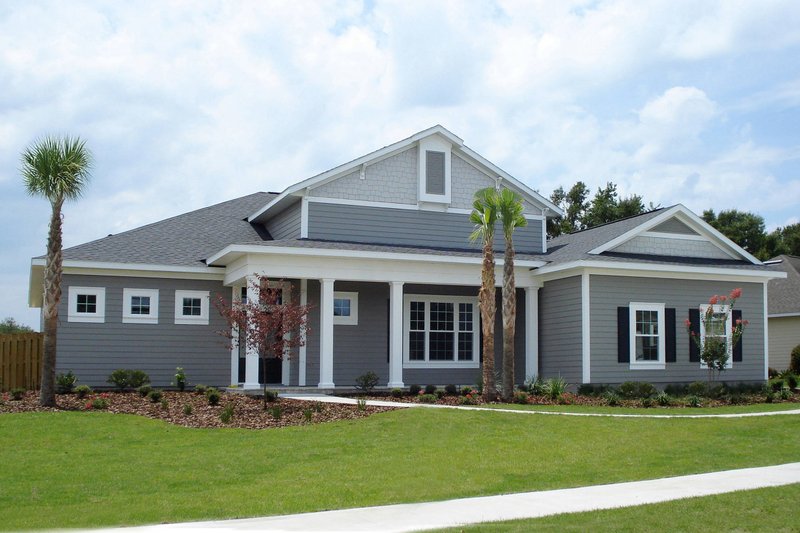 Architectural House Design - Exterior - Front Elevation 3 for Farmhouse House Plan #938-140 - 4 bed, 3 bath