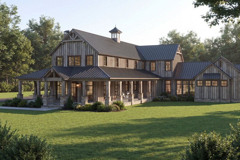 Home Plan - Exterior - Other Elevation for Farmhouse House Plan #923-496 - 4 bed, 4.5 bath