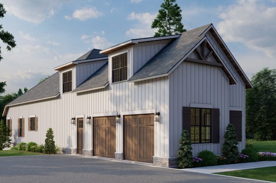 Exterior - Other Elevation 3 for Craftsman House Plan #923-364 - 3 bed, 3.5 bath