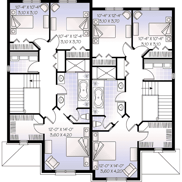 Dream House Plan - European Floor Plan - Upper Floor Plan #23-557