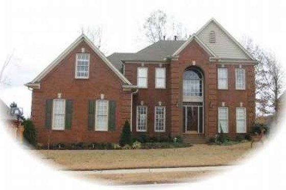 Exterior - Front Elevation for European House Plan #81-932 - 4 bed, 3.5 bath
