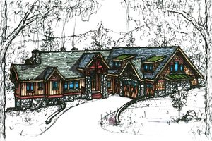 Traditional Exterior - Front Elevation Plan #921-5