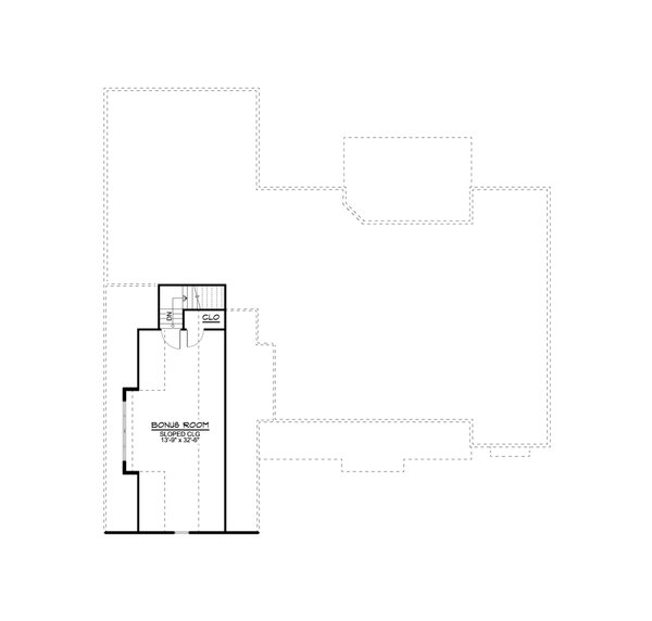 Farmhouse Floor Plan - Upper Floor Plan #1064-150