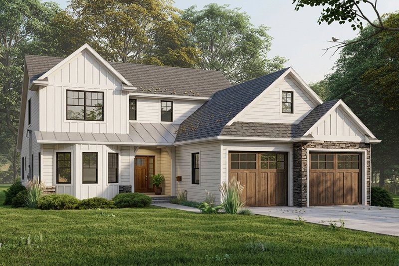 Home Plan - Exterior - Front Elevation 2 for Traditional House Plan #1064-206 - 3 bed, 2.5 bath