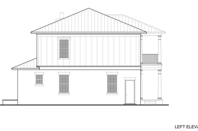 House Design - Exterior - Other Elevation for Colonial House Plan #1058-232 - 4 bed, 3.5 bath