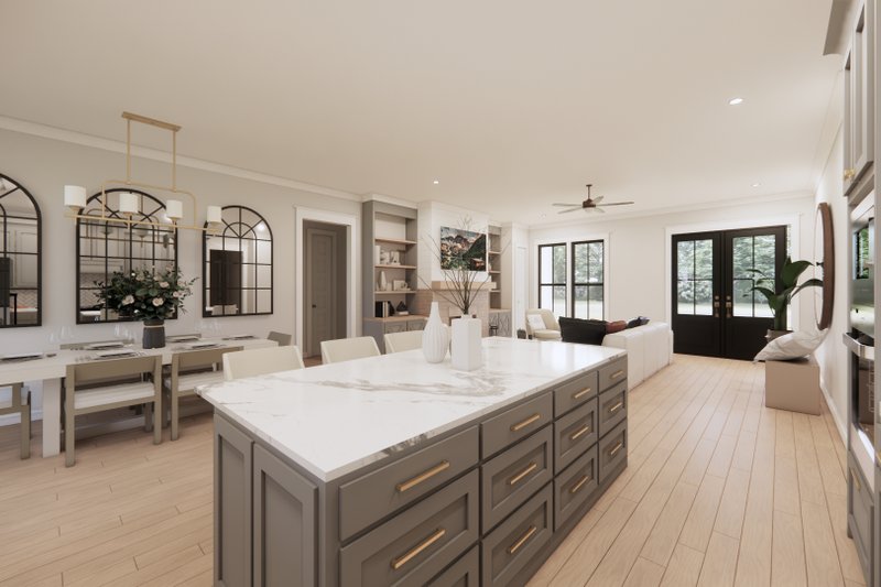 House Blueprint - Interior - Kitchen for Farmhouse House Plan #1074-44 - 3 bed, 2.5 bath