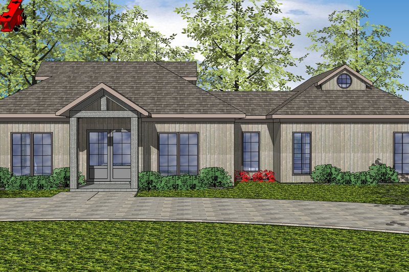 Southern Style House Plan - 2 Beds 2.5 Baths 1515 Sq/Ft Plan #8-316 Exterior