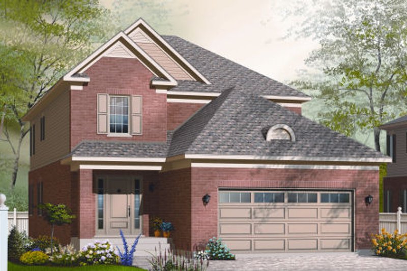 House Plan Design - Traditional Exterior - Front Elevation Plan #23-2254