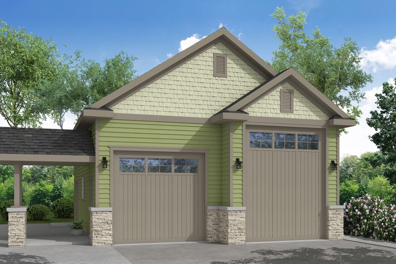 Home Plan - Traditional Exterior - Front Elevation Plan #124-990