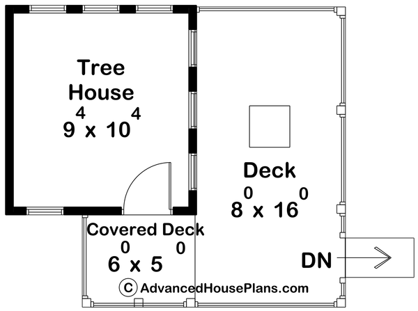 Country Floor Plan - Main Floor Plan #455-411