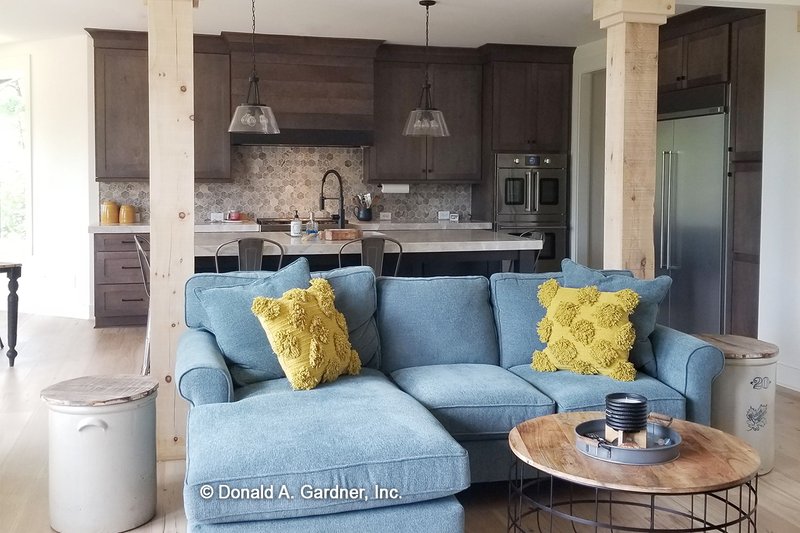 Architectural House Design - Interior - Family Room 1 for Craftsman House Plan #929-970 - 4 bed, 4 bath
