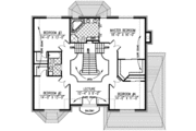 European Style House Plan - 4 Beds 2.5 Baths 3332 Sq/Ft Plan #138-122 