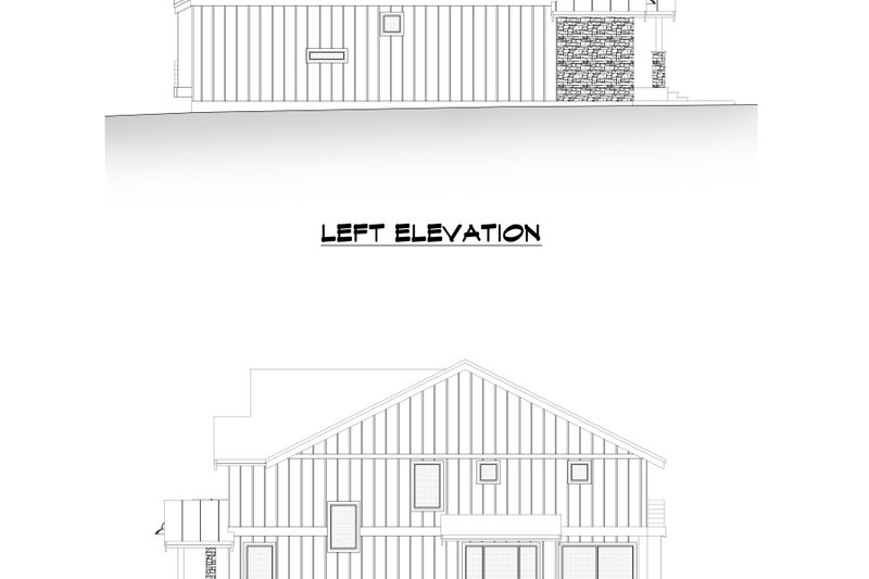 Dream House Plan - Exterior - Other Elevation 4 for Craftsman House Plan #1066-114 - 5 bed, 3 bath