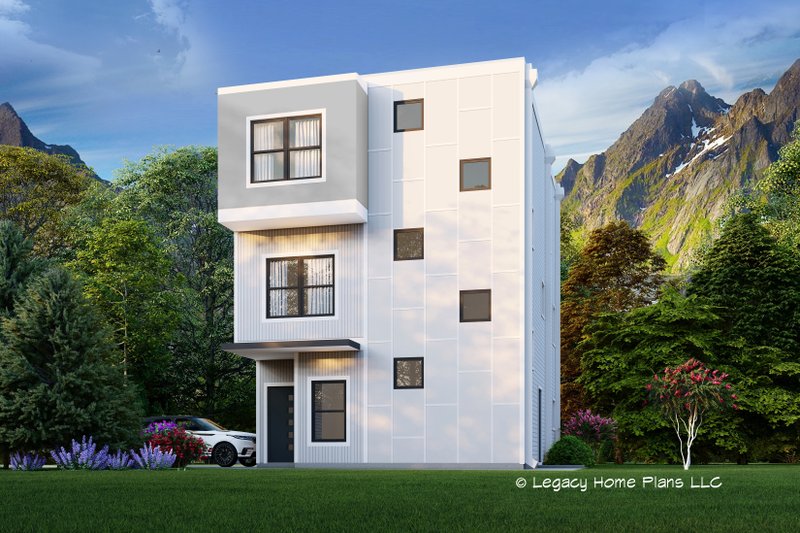 Dream House Plan - Contemporary Exterior - Front Elevation Plan #932-643