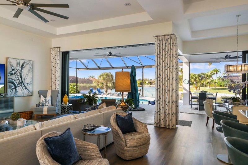 House Blueprint - Interior - Family Room 6 for Contemporary House Plan #930-533 - 3 bed, 3 bath
