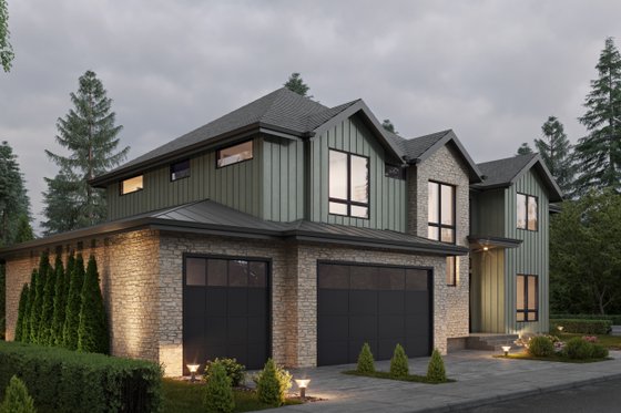 Exterior - Other Elevation 1 for Farmhouse House Plan #1066-242 - 5 bed, 3.5 bath