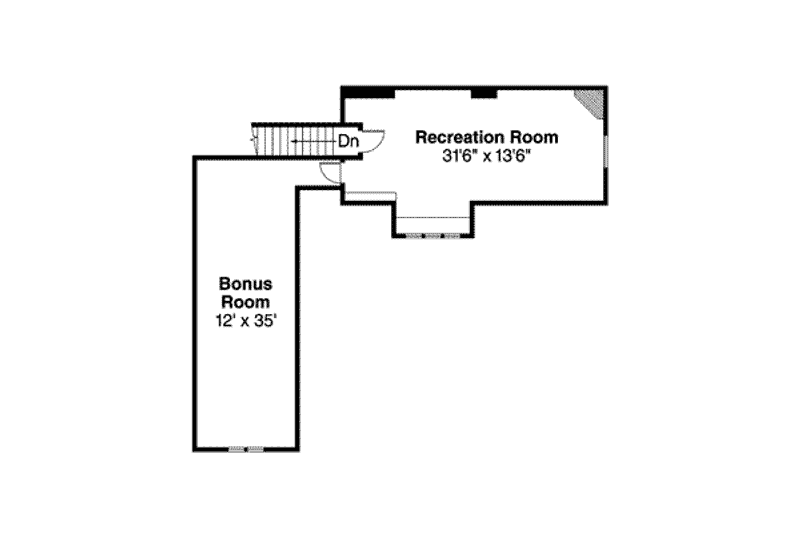 Home Plan - Floor Plan - Upper Floor for Craftsman House Plan #124-492 - 4 bed, 2.5 bath
