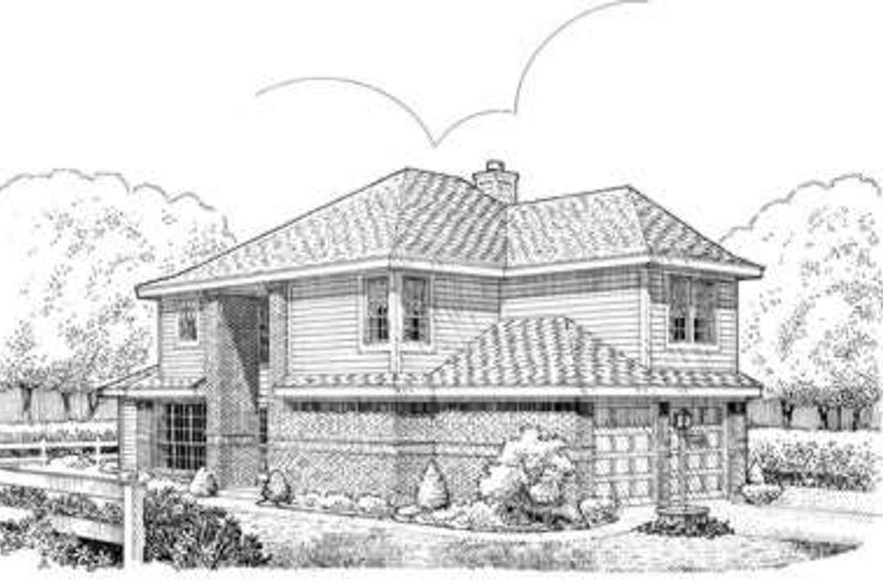 Architectural House Design - Modern Exterior - Front Elevation Plan #410-300