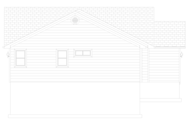 Dream House Plan - Exterior - Other Elevation 1 for Traditional House Plan #1060-194 - 3 bed, 2 bath