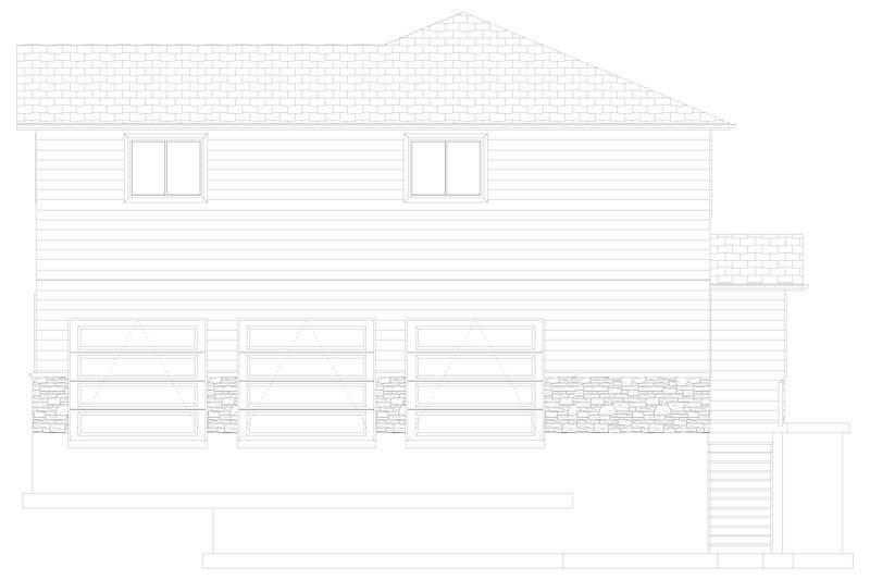 Architectural House Design - Exterior - Other Elevation 1 for Farmhouse House Plan #1060-368 - 5 bed, 4 bath