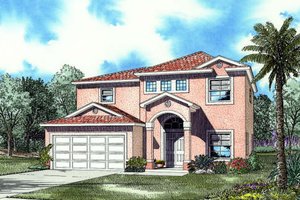 Exterior - Other Elevation for Mediterranean House Plan #420-286 - 3 bed, 2.5 bath