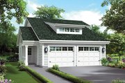 Craftsman Style House Plan - 1 Beds 1 Baths 1086 Sq/Ft Plan #57-697 