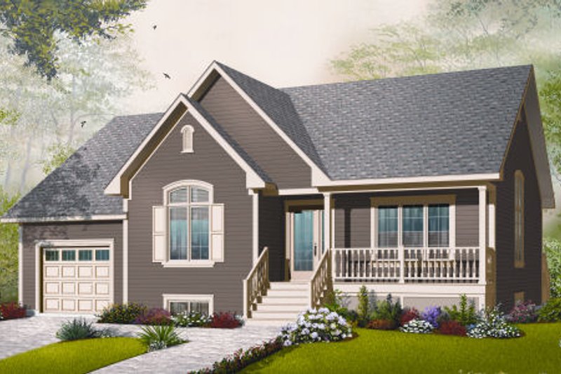 Home Plan - Traditional Exterior - Front Elevation Plan #23-2281