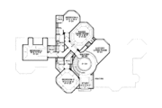 European Style House Plan - 4 Beds 3.5 Baths 4260 Sq/Ft Plan #20-1188 