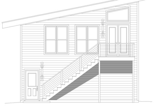 Exterior - Other Elevation for Contemporary House Plan #932-688 - 1 bed, 1 bath