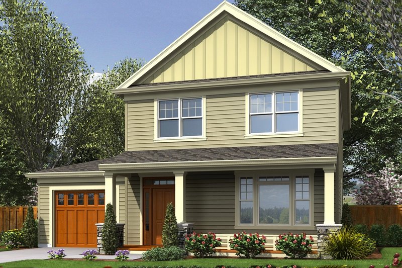 Home Plan - Craftsman Exterior - Front Elevation Plan #48-494