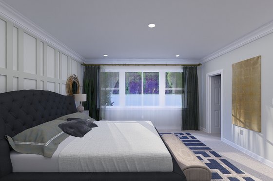 Interior - Master Bedroom for Farmhouse House Plan #1060-291 - 2 bed, 2.5 bath
